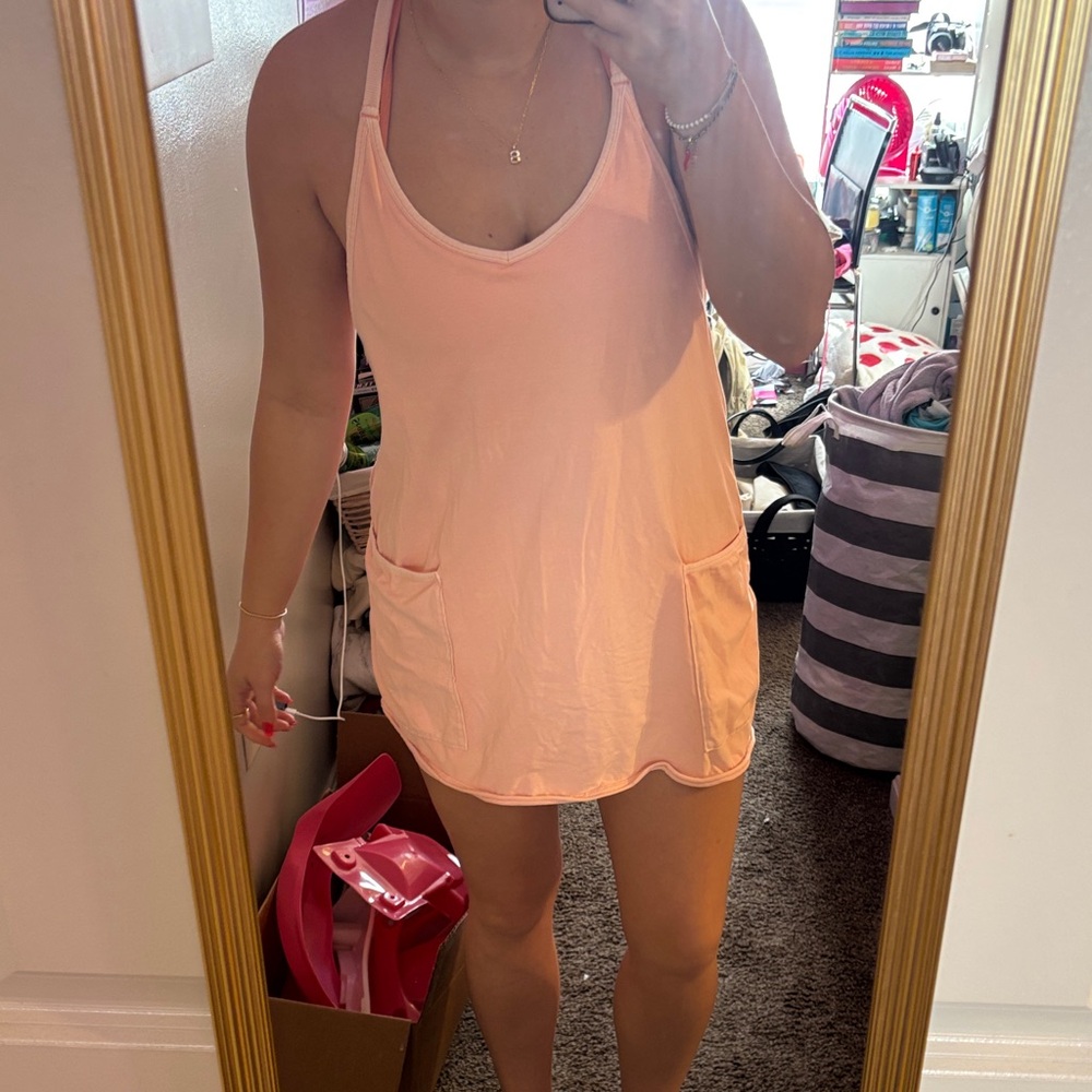 FP Movement by Free People Peach Midi Dress